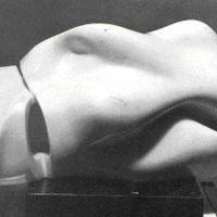 Struttura-organica-II,-marmo-statuario-di-Carrara,-cm25x60x